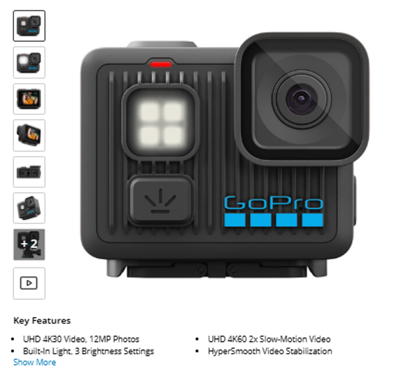 GoPro LIT HERO Compact Action Camera