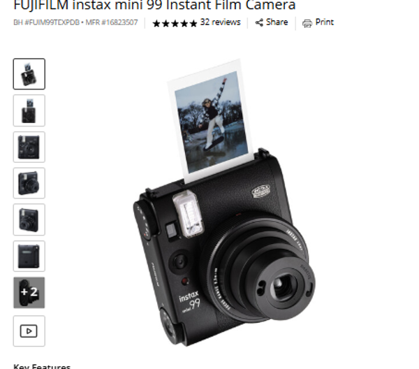 FUJIFILM instax mini 99 Instant Film Camera