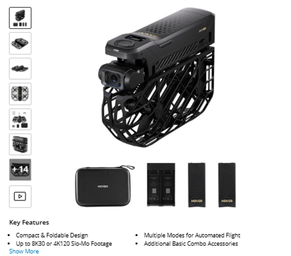HOVERAir X1 PROMAX Retail Combo