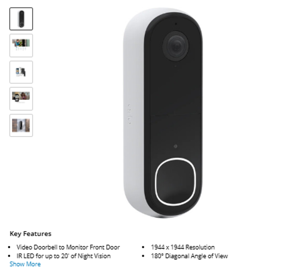 Home Arlo 2K Video Doorbell