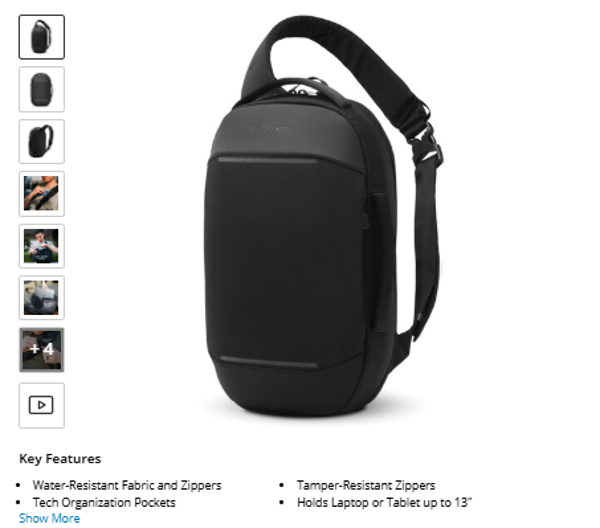 Nomatic Navigator Sling (Black, 10L)