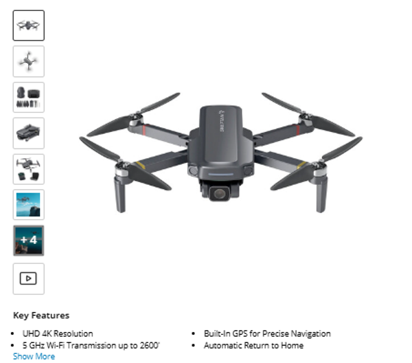 Snaptain P30 GPS Drone with Remote Controller