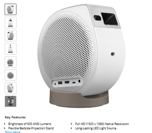 BenQ GV32 500-Lumen Full HD LED DLP Smart Ceiling Projector