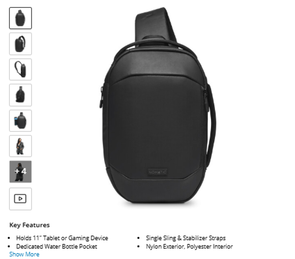 Nomatic Navigator RS Nomatic Navigator RS Sling Bag (Black, 6L)