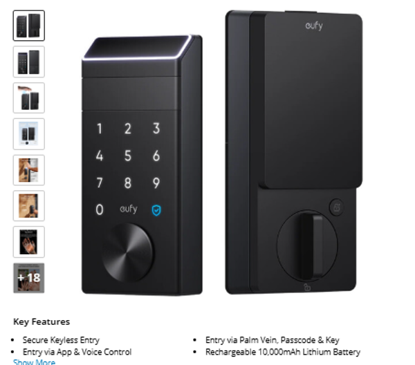 eufy Security Famil ock E35 Smart Lock