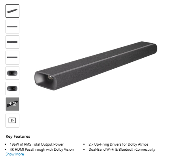 Harman Kardon Enchant 900 195W Dolby Atmos Soundbar