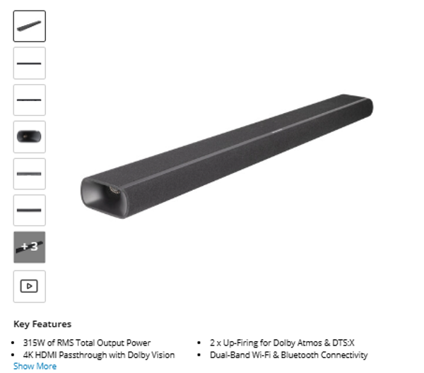 Harman Kardon Enchant 1100 315W Dolby Atmos Soundbar