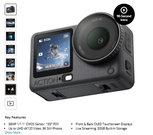 DJI Osmo Action 6 Standard Combo