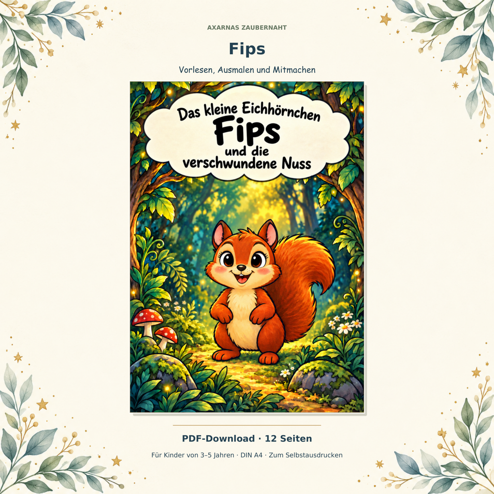 Das kleine Eichhörnchen Fips