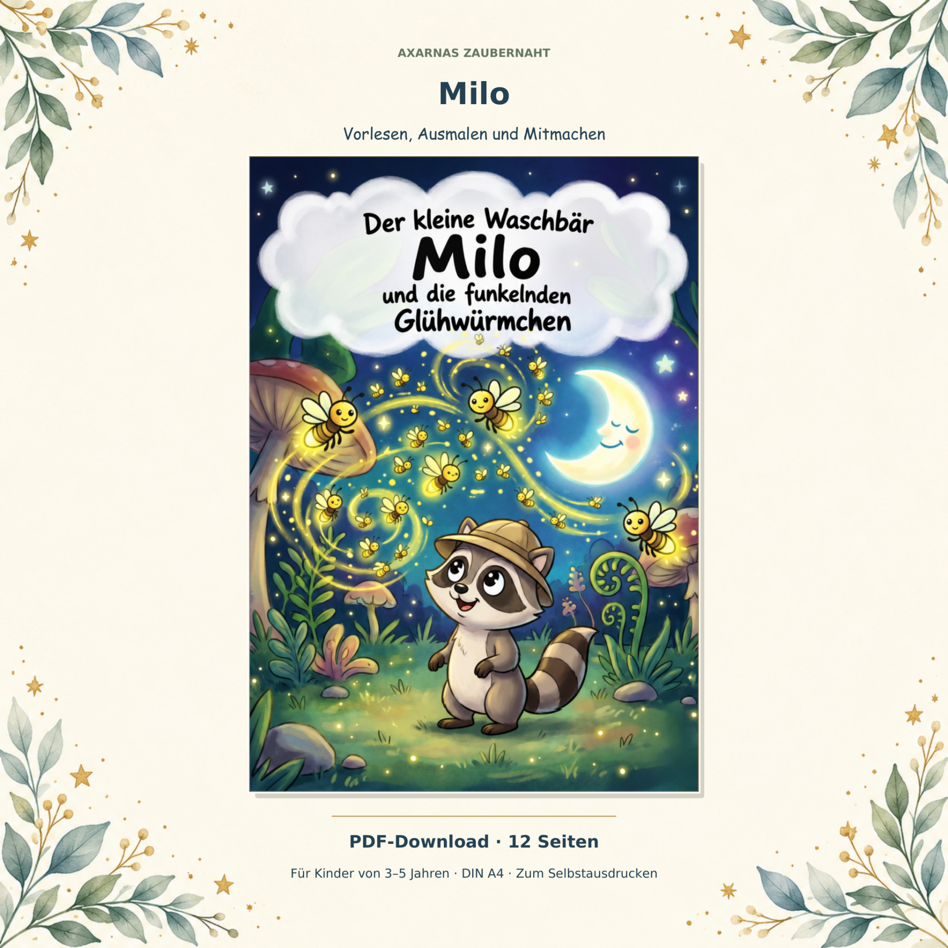 Der kleine Waschbär Milo
