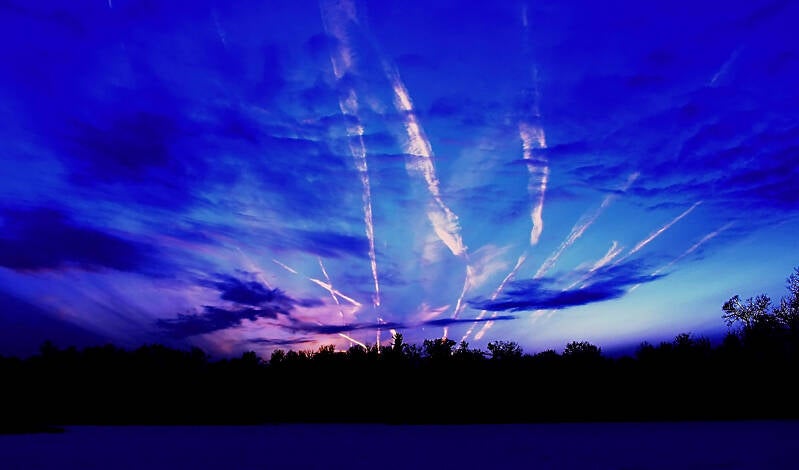Blue sunset