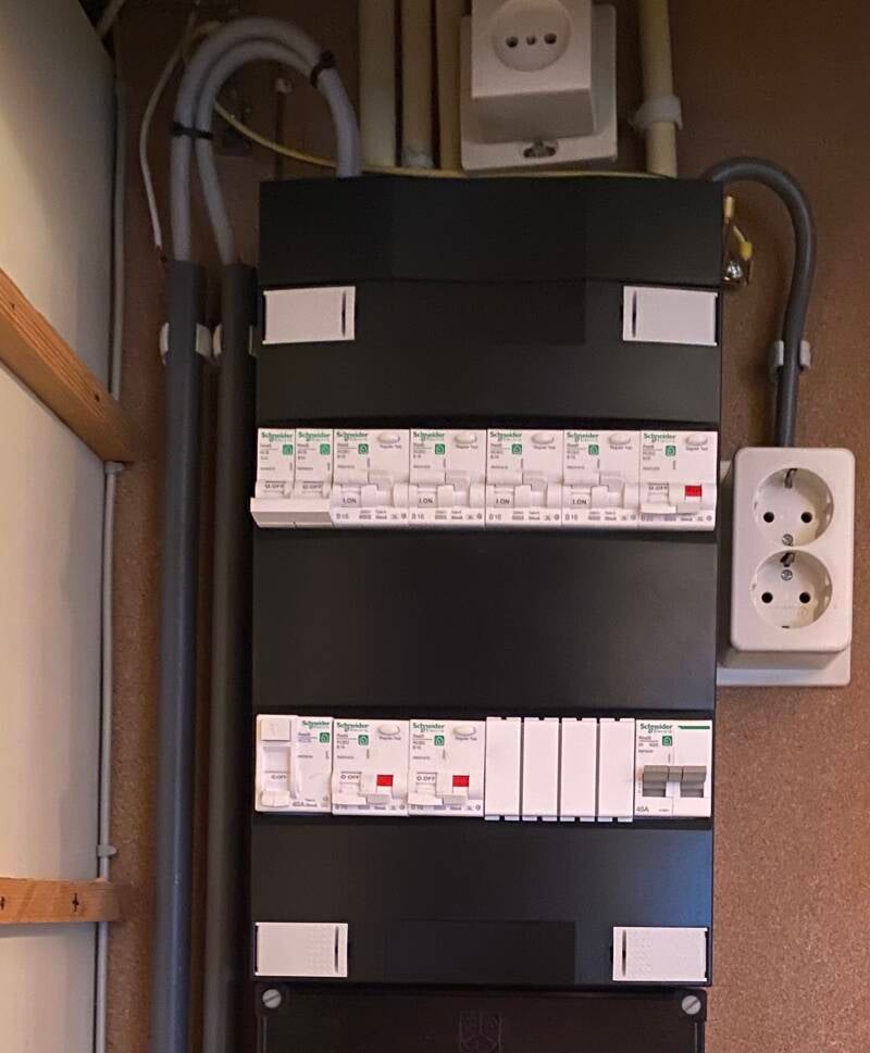 Nieuwe groepenkast Schneider