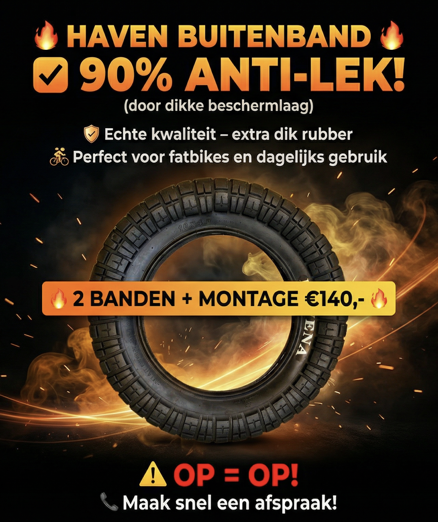 Haven buitenband actie poster