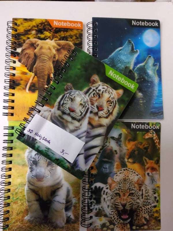 3 D Notizbuch