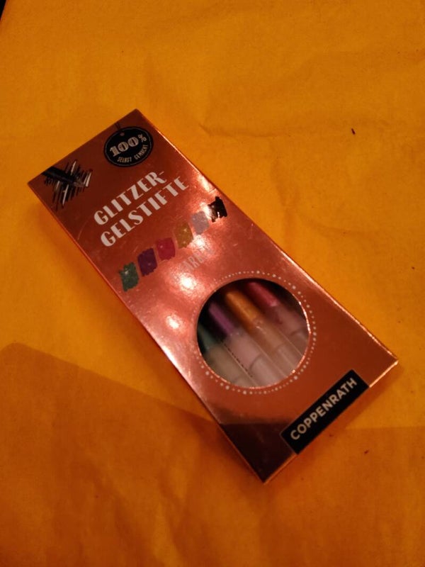 Glitzer Gelstifte