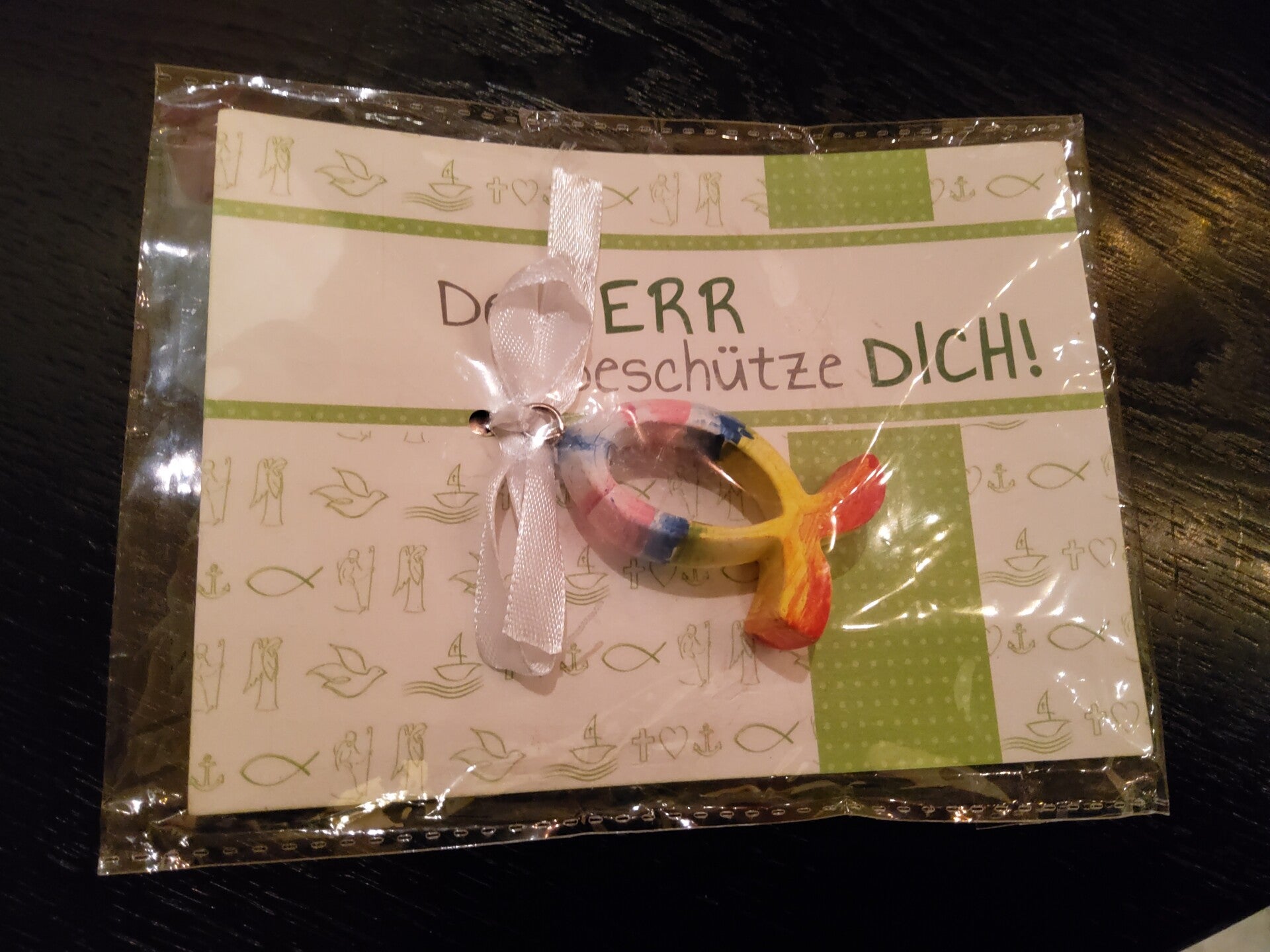 Karte mit Fisch