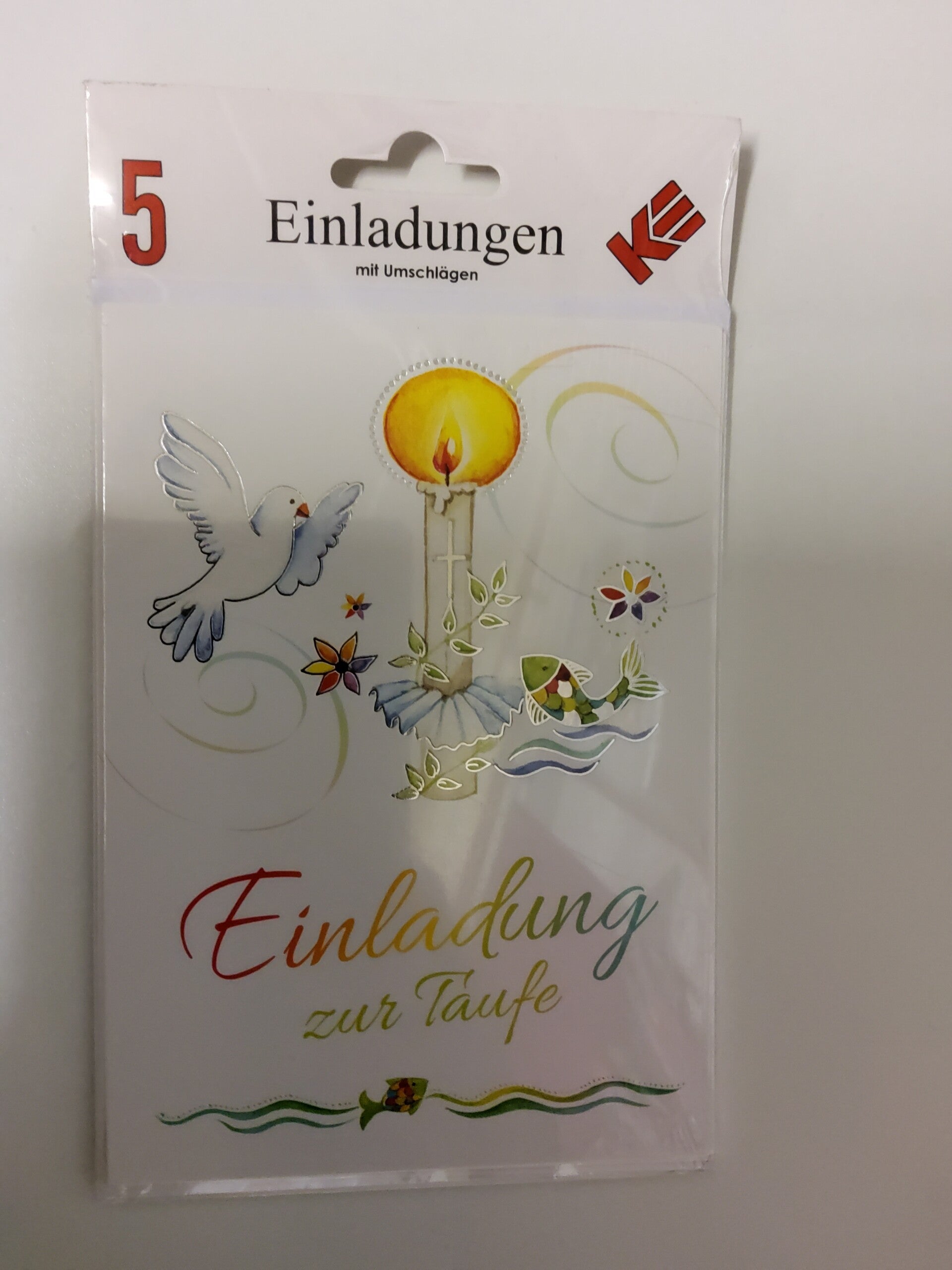 Einladungskarten zur Taufe