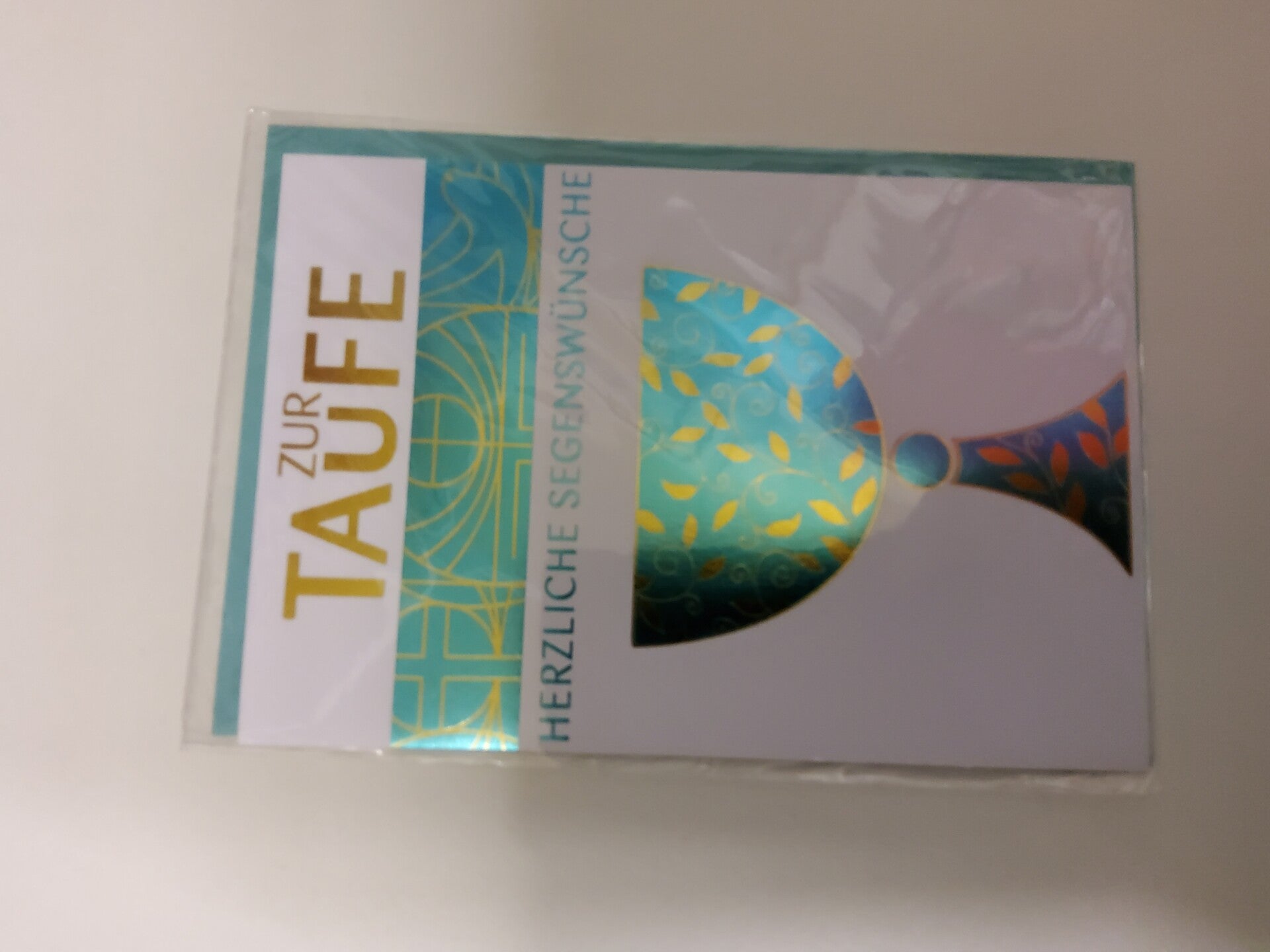 Billett zur Taufe