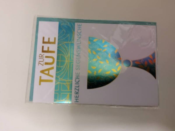 Billett zur Taufe