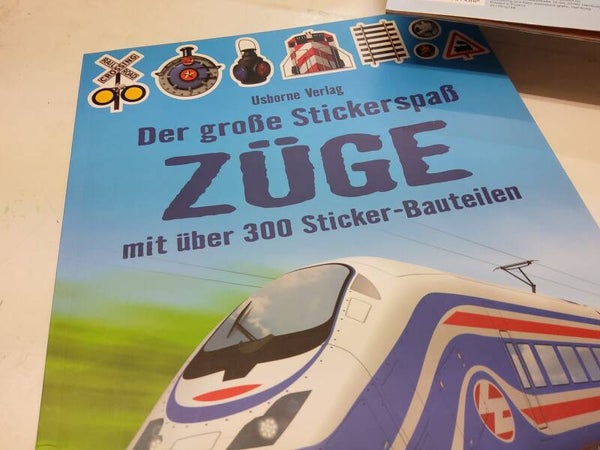 der große Stickerspaß ZÜGE
