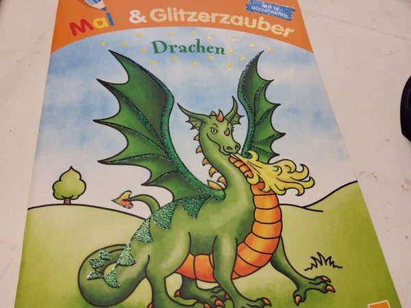 Mal und Glitzerzauber DRACHEN