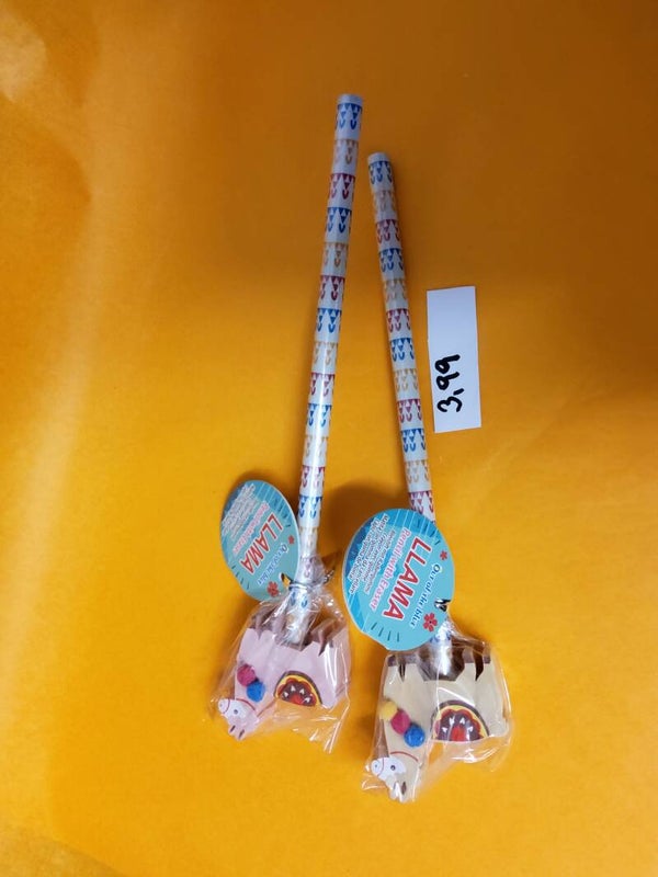 Bleistift mit Lama