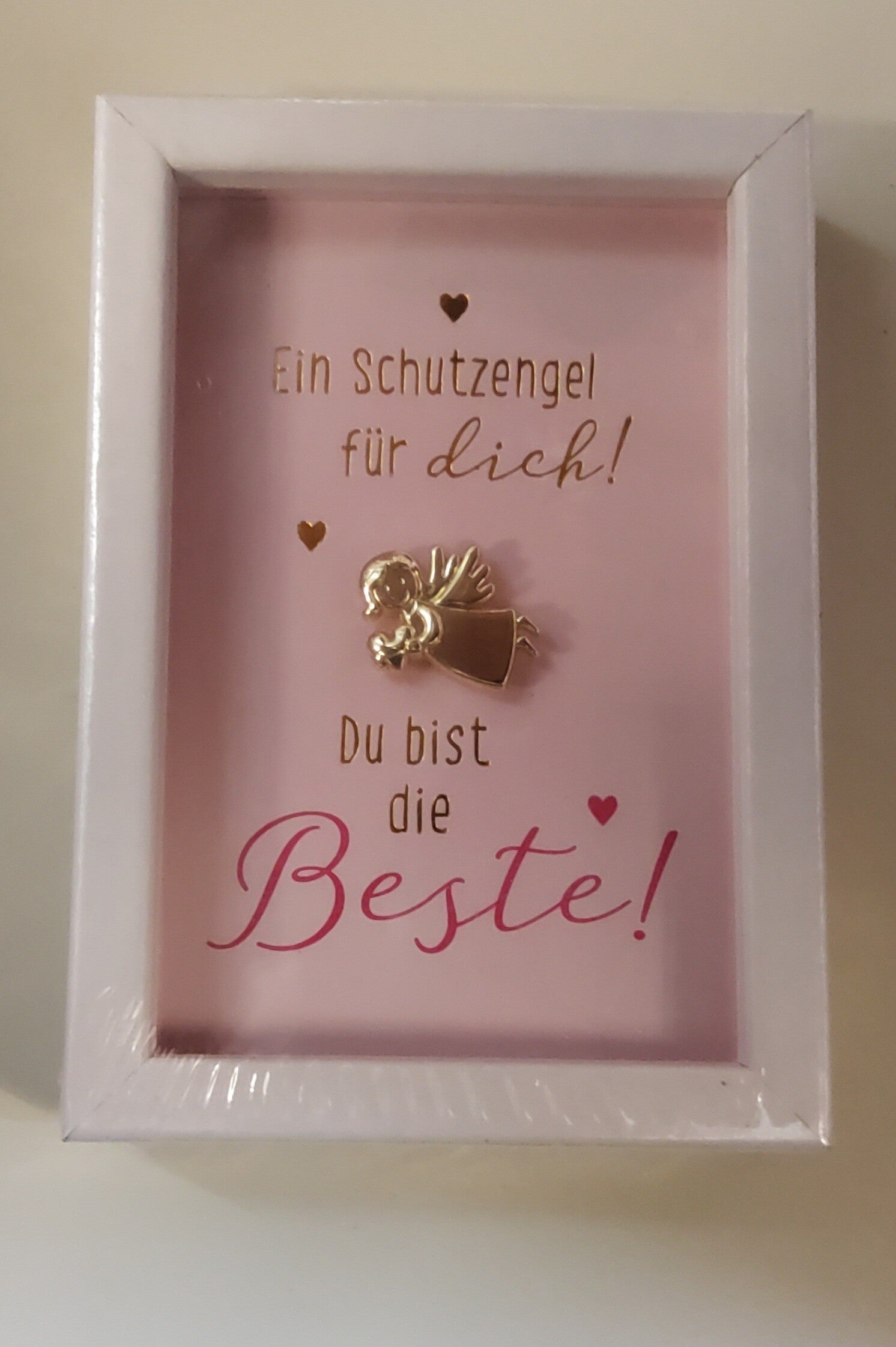 Schutzengerl im Bilderrahmen