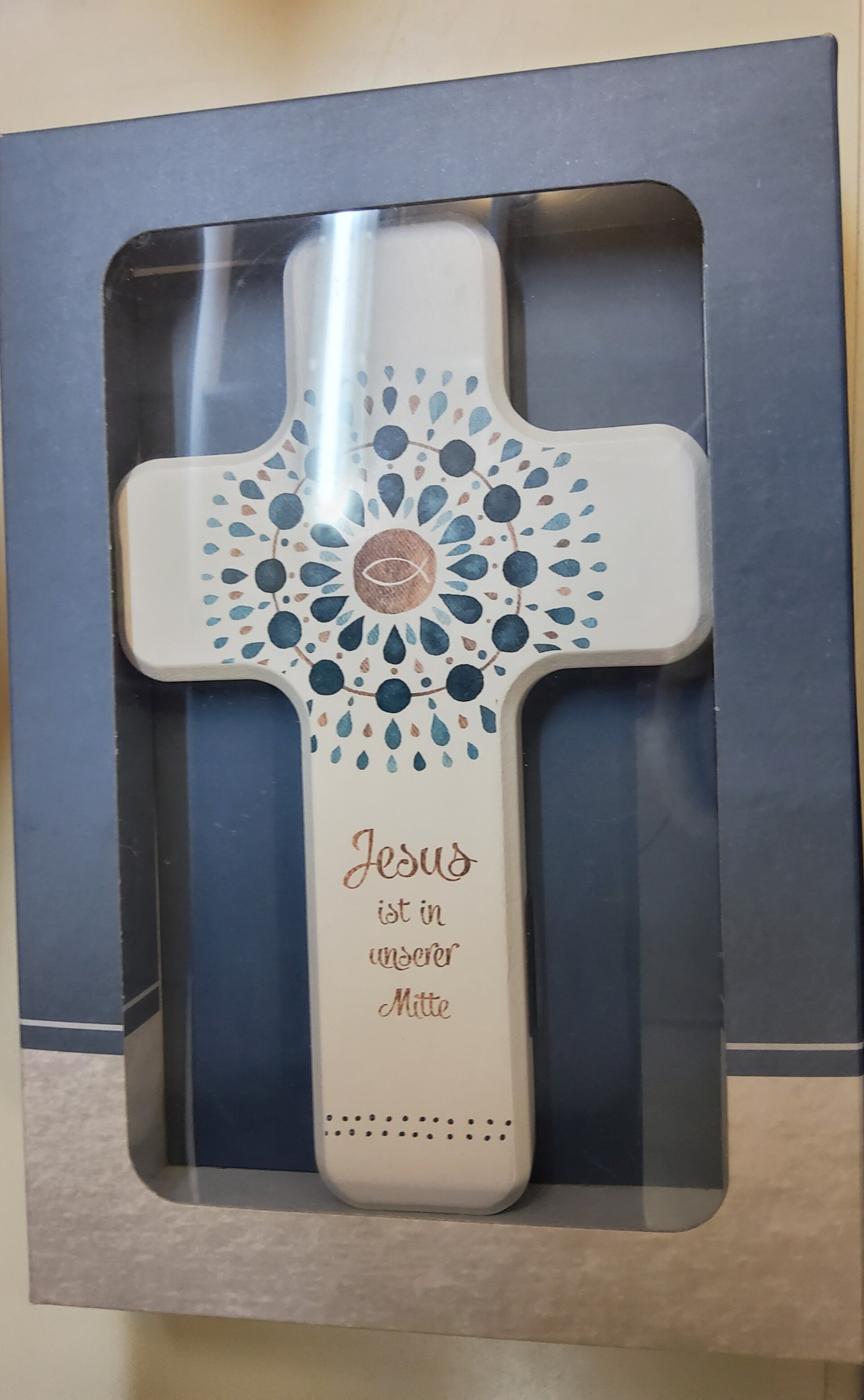 Holzkreuz weiß