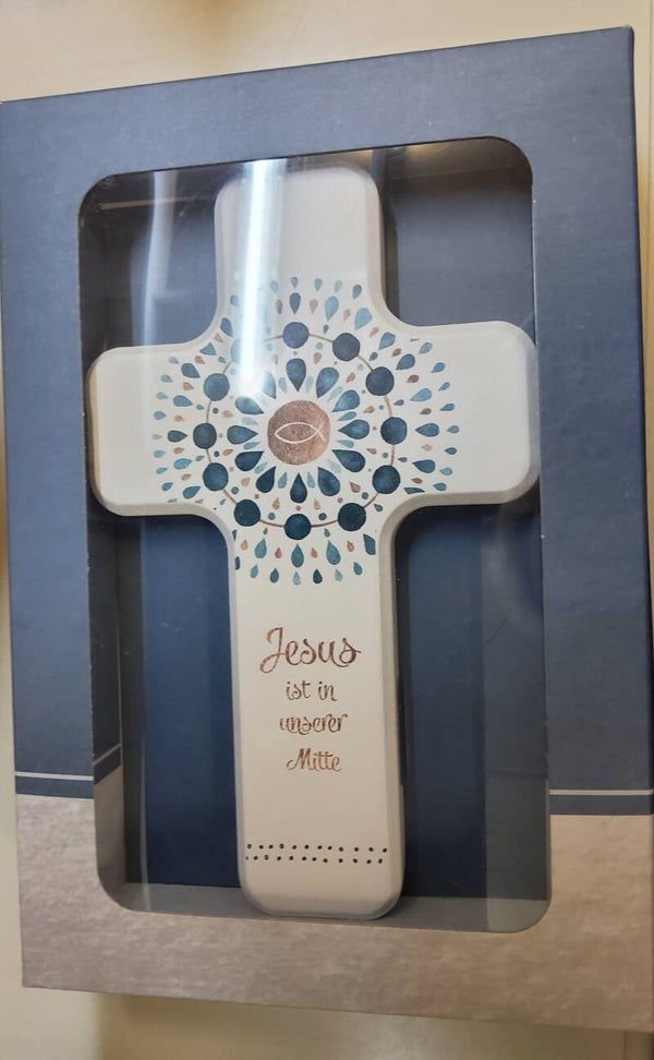 Holzkreuz weiß
