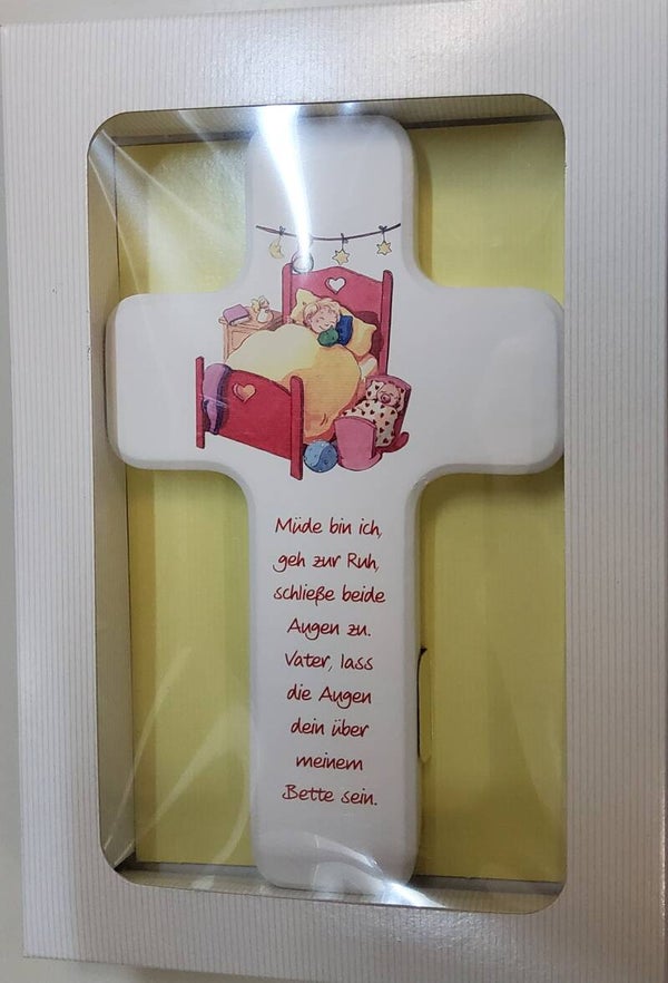 Holzkreuz weiß