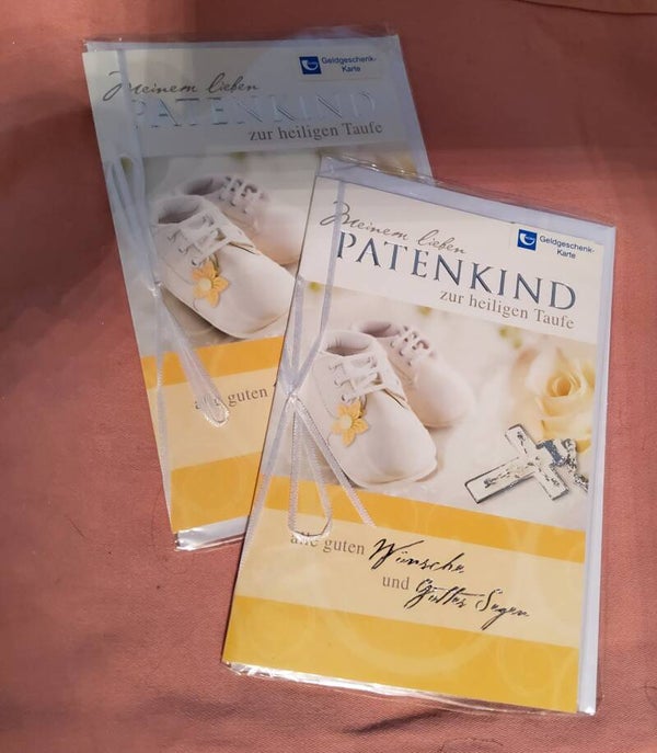 Geldscheinkarte zur Taufe