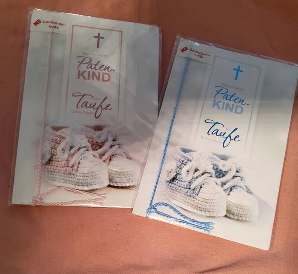 Geldscheinkarte zur Taufe