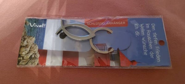 Schlüsselanhänger mit religiösen Fisch