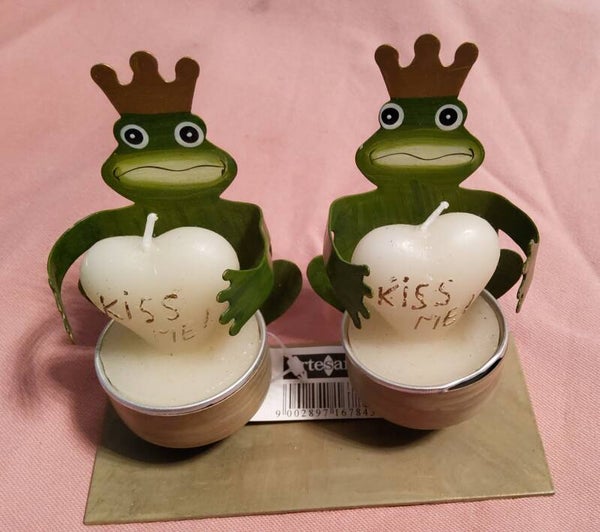 Froschkönig mit Herzkerzen