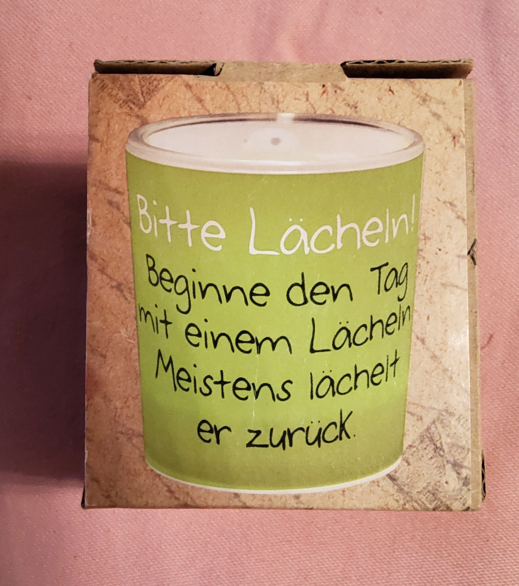 Windlicht mit Poesie Frosch