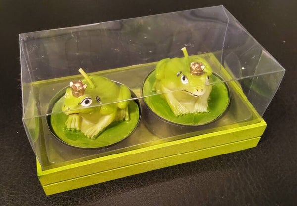 Froschkönig Teelicht groß