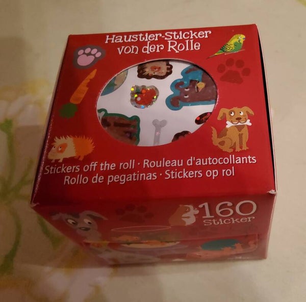 160 Sticker von der Rolle