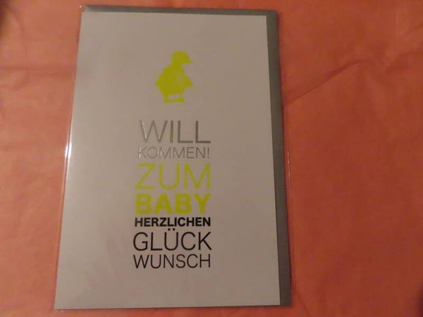 Billett zur Geburt