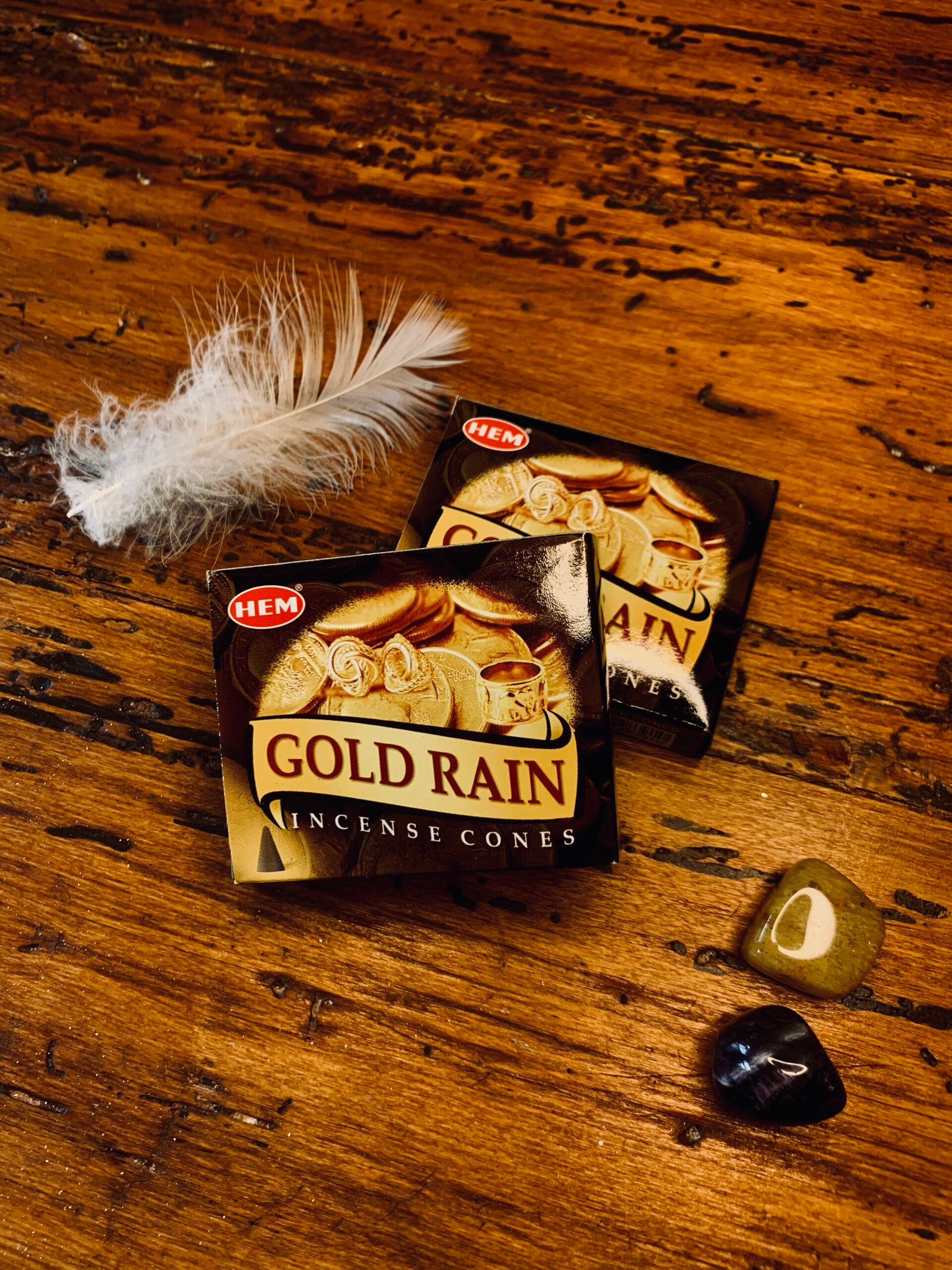 Encens en cône - HEM - GOLD RAIN