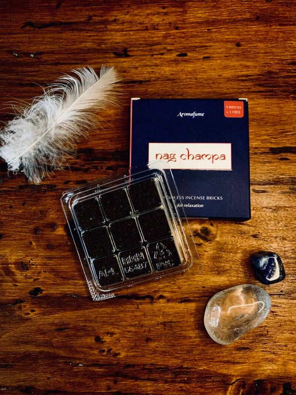Briques d'encens  Nag champa -- 40 g AROMAFUME