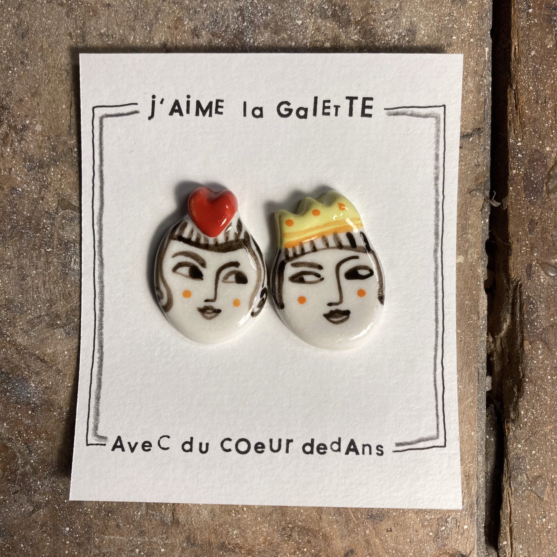 J'aime la galette, avec du coeur dedans...