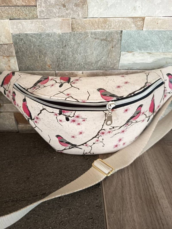 sac banane en liège motif