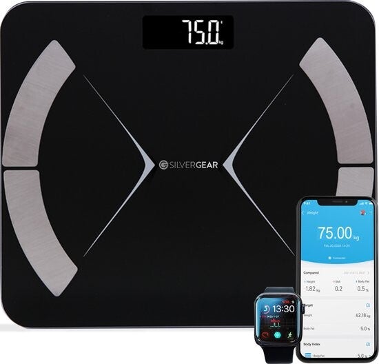 Silvergear Bluetooth weegschaal