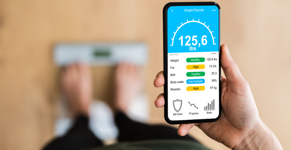 smart scale, slimme weegschaal, personenweegschaal met app