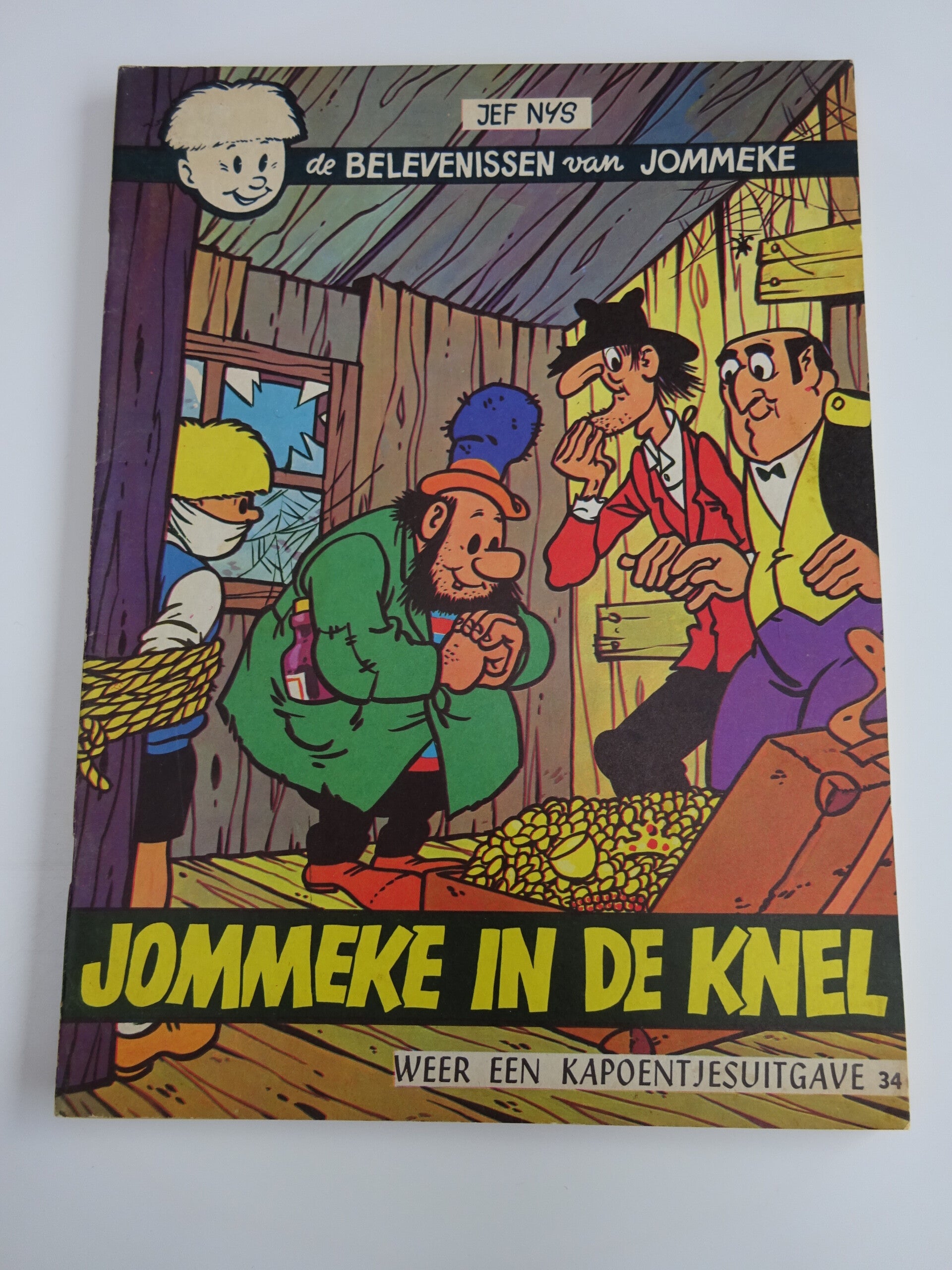 Jommeke - Jommeke in de knel - 1ste druk (1968)