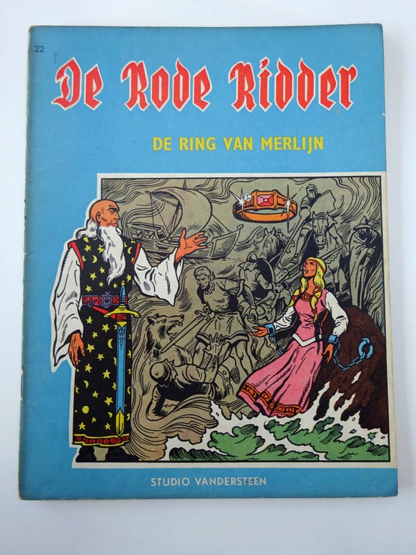 De rode ridder - De ring van Merlijn - 1ste druk (1964)