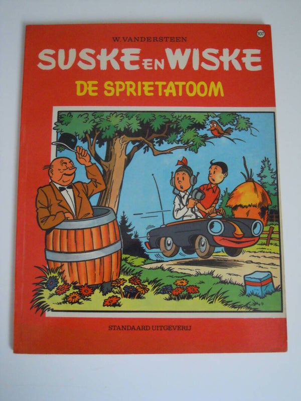 Suske en Wiske - De Sprietatoom - 1ste druk VK (1970)