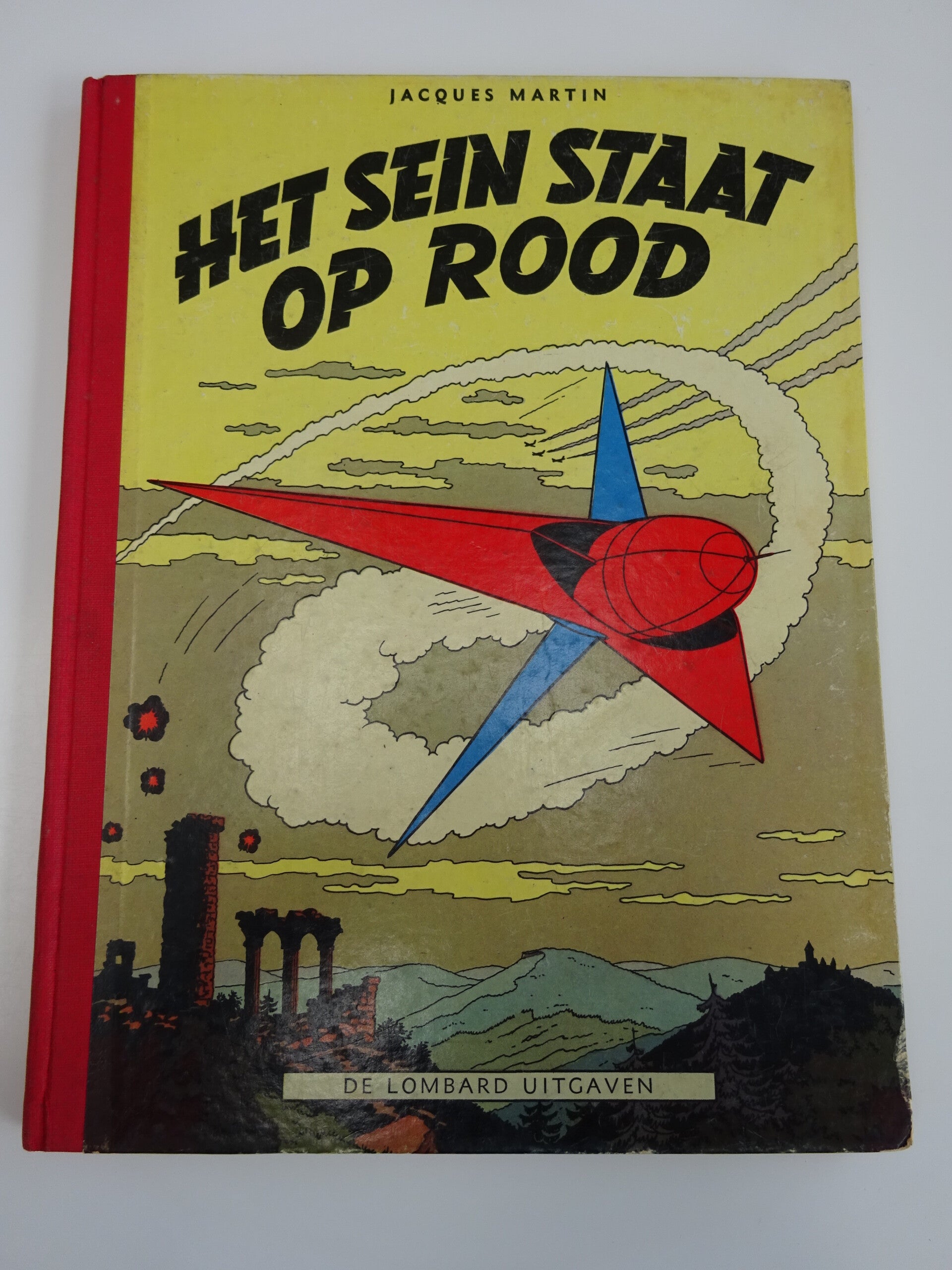 Lefranc - Het sein staat op rood - 1ste druk (1954)