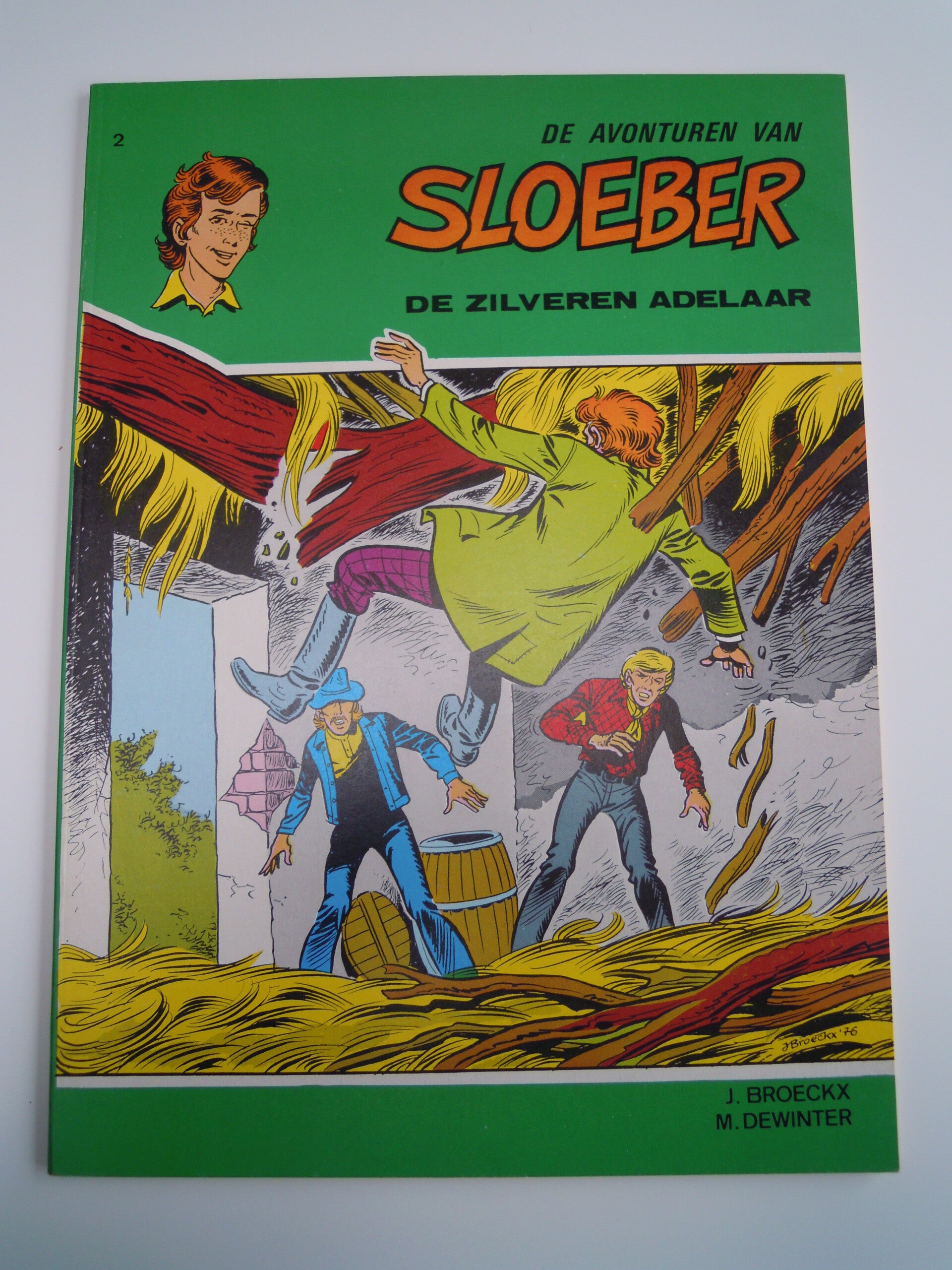 Sloeber - De zilveren adelaar - 1ste druk (1976)