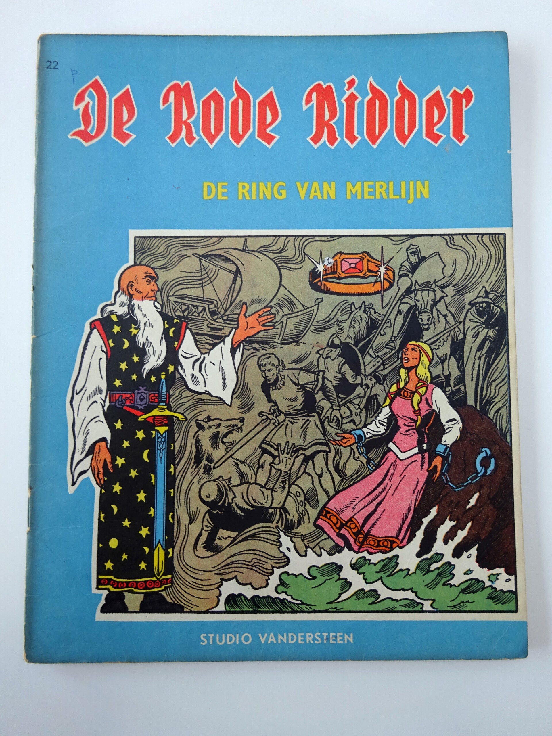 De rode ridder - De ring van Merlijn - 1ste druk (1964)